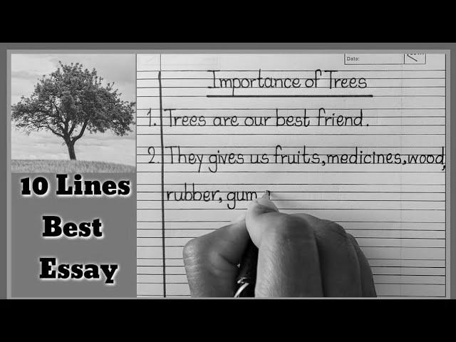 10 Lines on Importance of Trees in Hindi & English photo 2